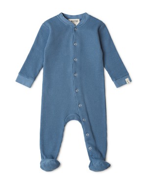 Basic Footed Pajama smoky blue from Matona