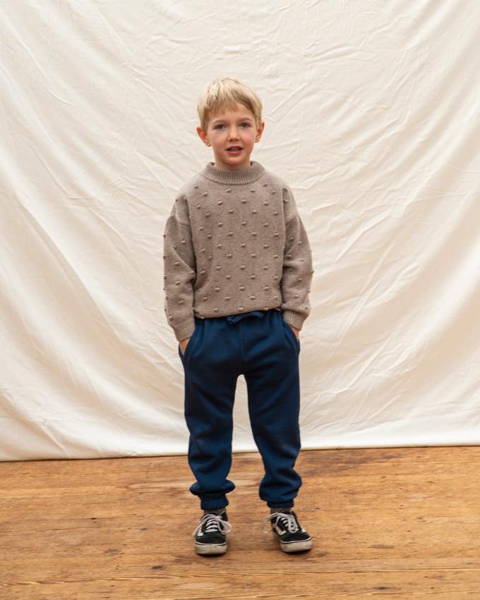 Bobble Sweater Kids taupe from Matona