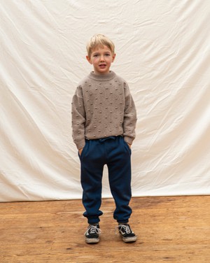 Bobble Sweater Kids taupe from Matona