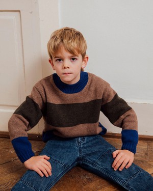 Easy Sweater striped from Matona