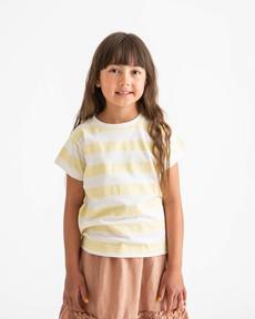 Classic T-Shirt yellow stripes via Matona