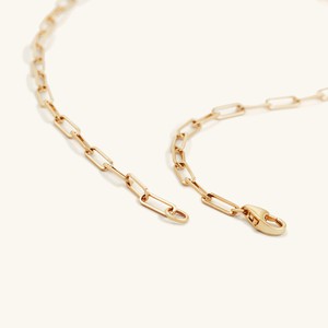 Boyfriend Bold Chain Anklet from Mejuri