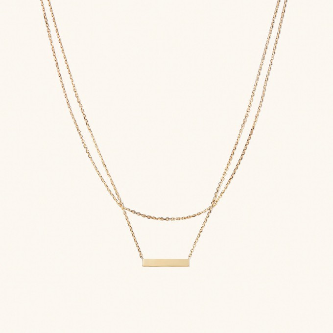 Layered Bar Necklace from Mejuri