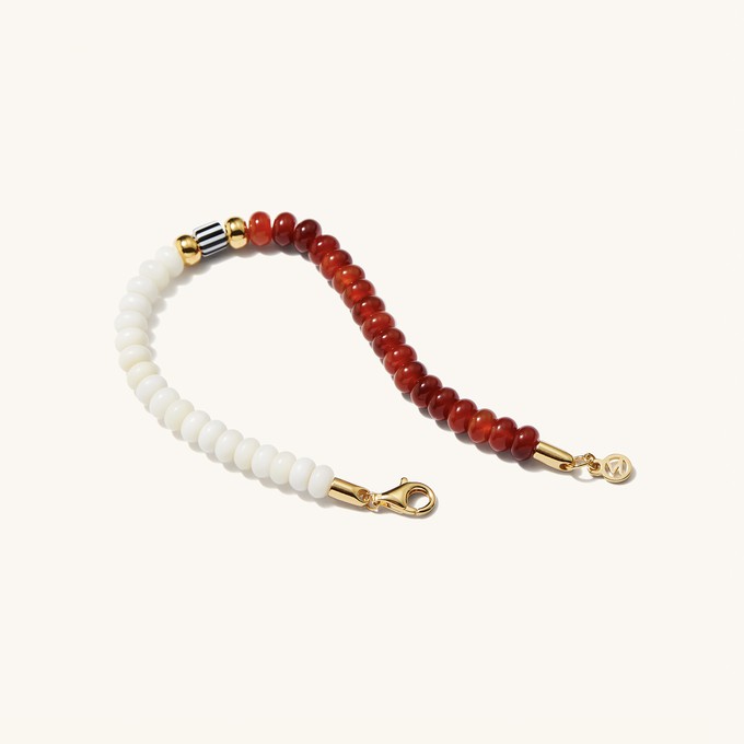Coastal Red Agate Bracelet from Mejuri