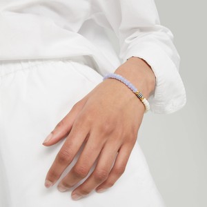 Coastal Blue Lace Agate Bracelet from Mejuri