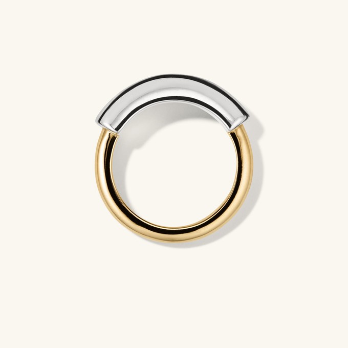Mixed Tube Ring from Mejuri