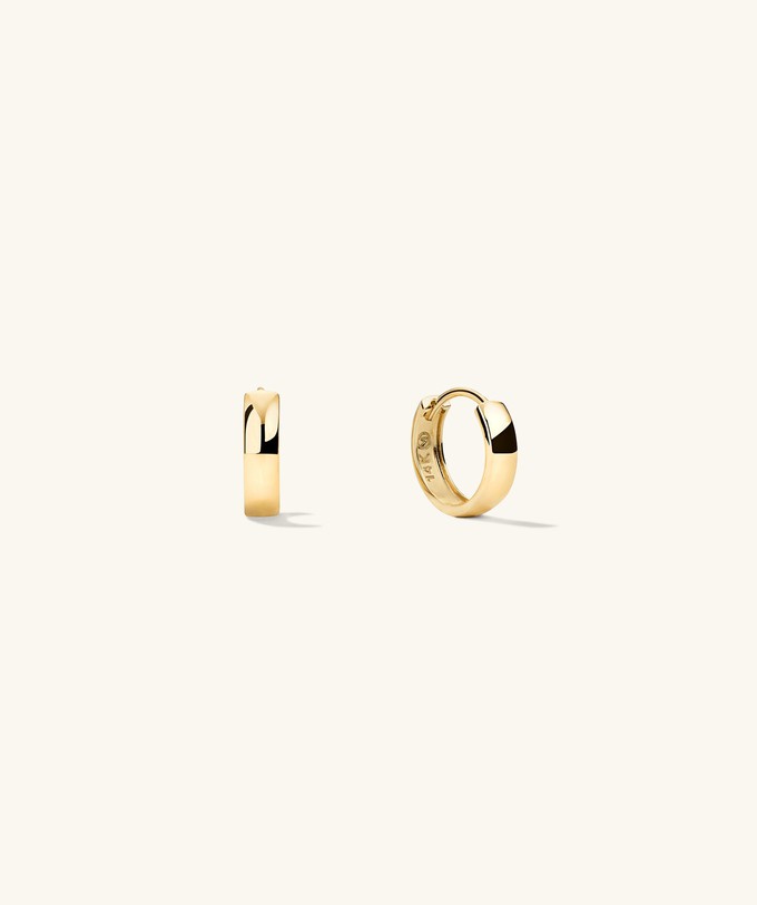 Bold Huggie Hoops from Mejuri