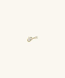 Celeste Lab Grown Diamond Quadra Stud via Mejuri