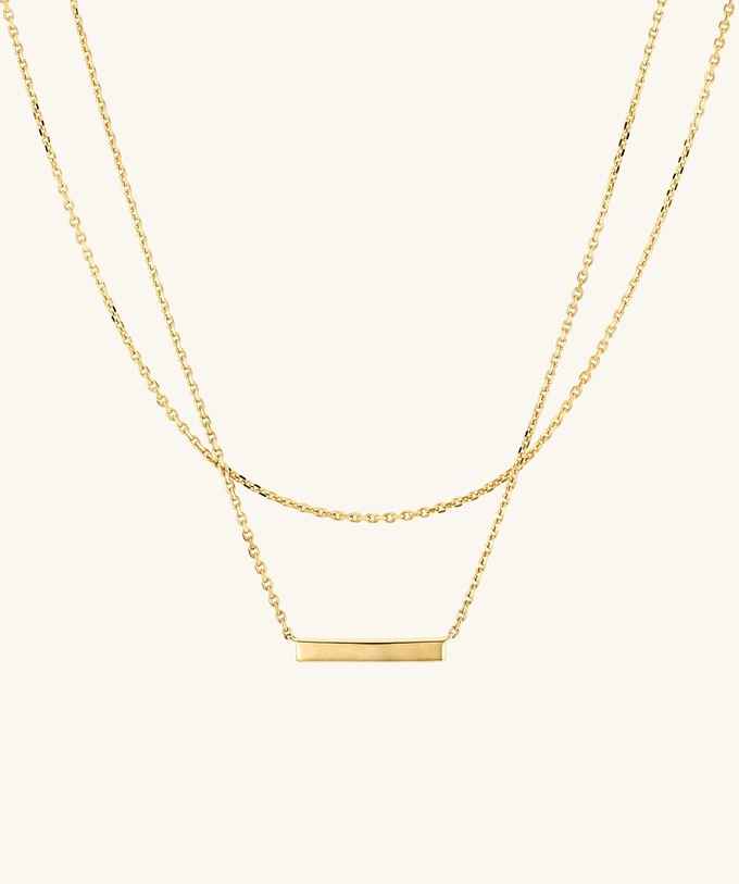 Layered Bar Necklace from Mejuri