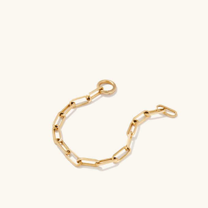 Paperclip Chain Charm Bracelet from Mejuri