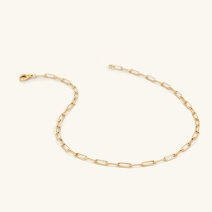 Boyfriend Bold Chain Anklet from Mejuri