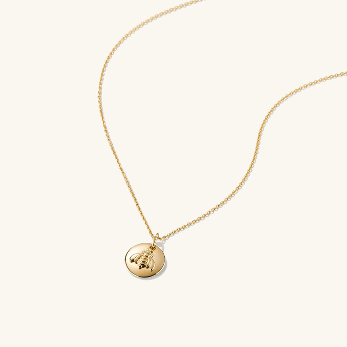 Bee Pendant Necklace from Mejuri