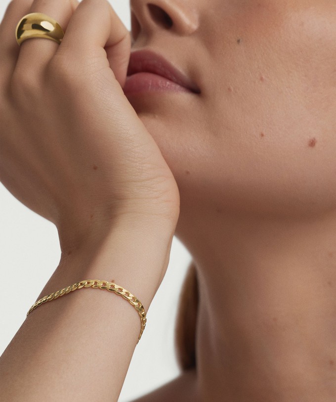Flat Curb Chain Bracelet from Mejuri