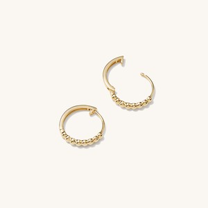 Beaded Small Hoops from Mejuri