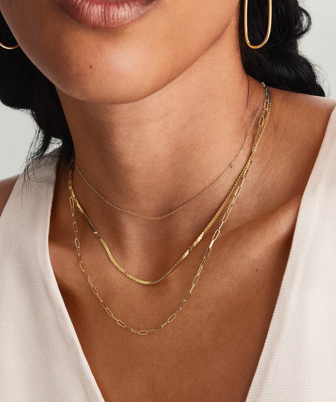 Serpentine Chain Necklace from Mejuri