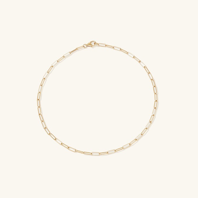 Boyfriend Bold Chain Anklet from Mejuri