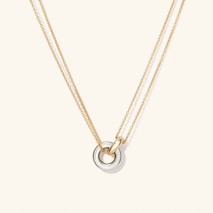 Linked Two-Tone Necklace from Mejuri
