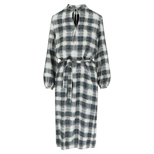 Sol dress Black checks EcoVero from Mon Col Anvers