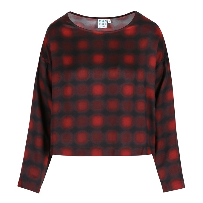 Candy blouse Burgundy blur from Mon Col Anvers