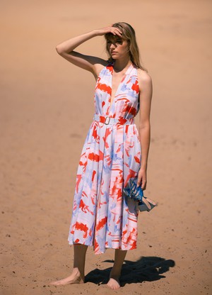 Zenit dress Koi lyocell from Mon Col Anvers