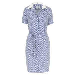 Echo dress zigzag blue - Last size: 36 from Mon Col Anvers
