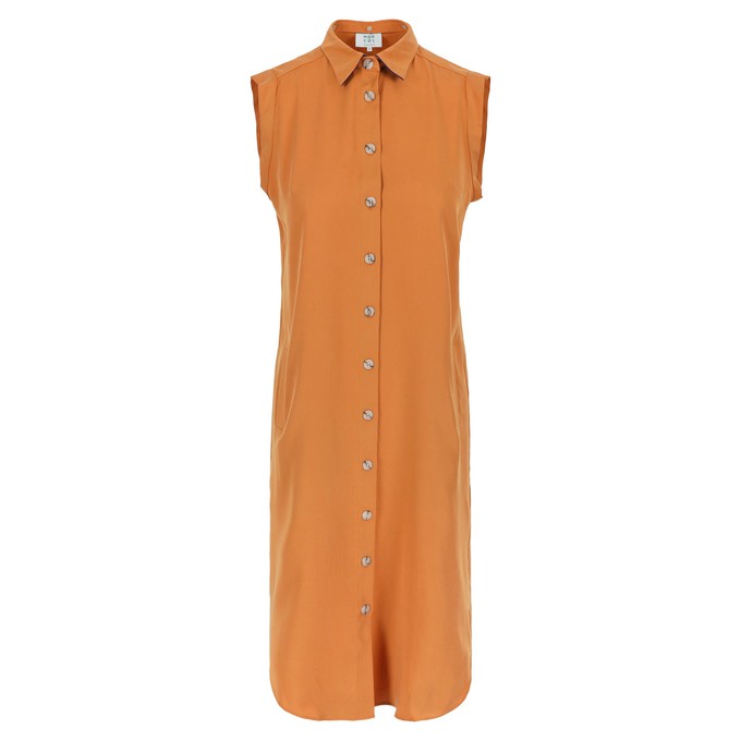 Whisper dress Peach caramel Lyocell from Mon Col Anvers