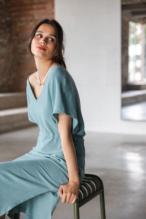 Twist dress Mint from Mon Col Anvers