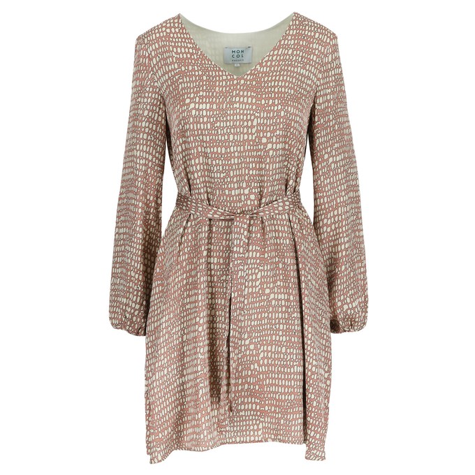 Cosmopolitan dress Pink dots from Mon Col Anvers