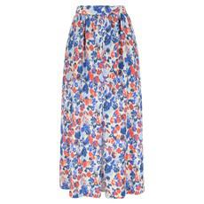 Zip skirt Color print tencel from Mon Col Anvers