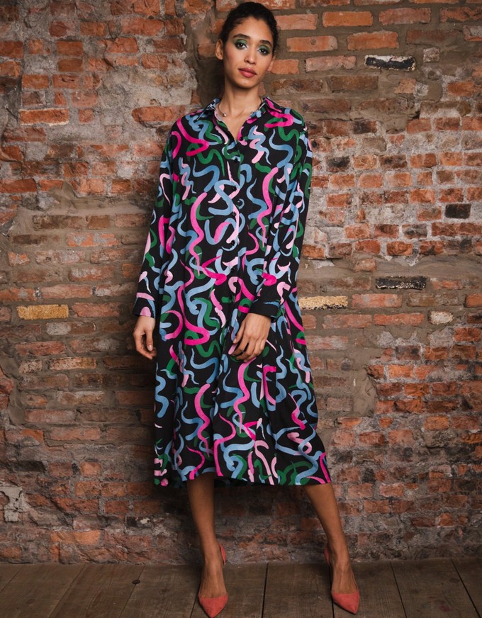 Pixie dress Swirl - Last size: 42 from Mon Col Anvers