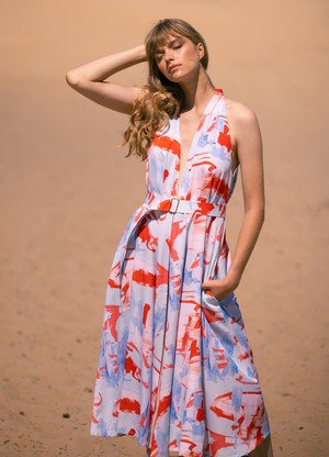 Zenit dress Koi lyocell from Mon Col Anvers