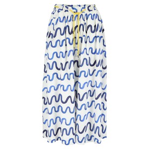 Sage midi skirt Waves Organic cotton - Last size: 36 from Mon Col Anvers