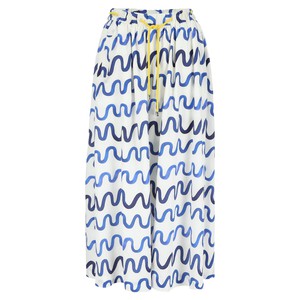 Sage midi skirt Waves Organic cotton from Mon Col Anvers