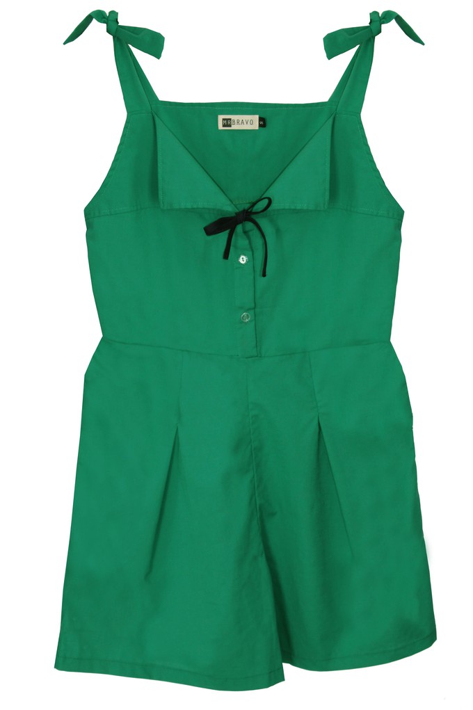 Delphine Jumpsuit Rayon - Green from M.R BRAVO