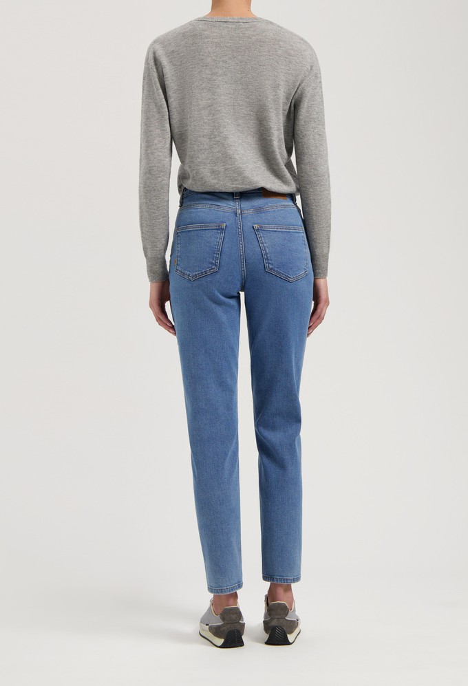 Mams High Tapered - Stone Vintage from Mud Jeans