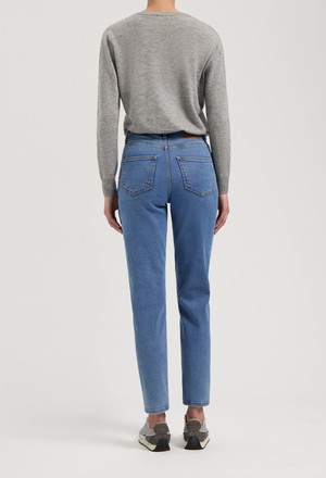 Mams High Tapered - Stone Vintage from Mud Jeans