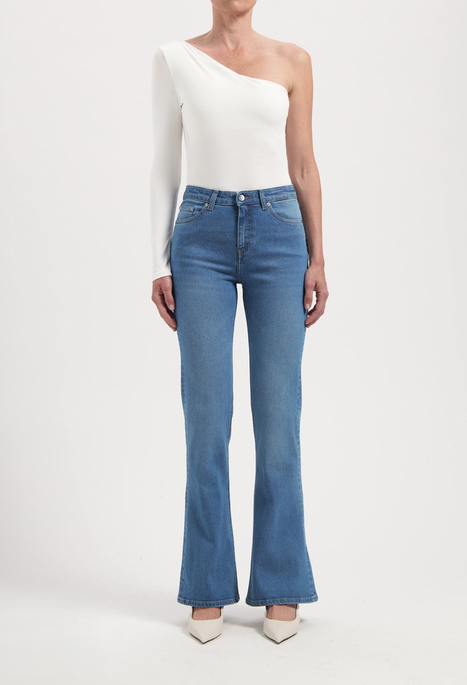 Isy Flared - Fan Stone from Mud Jeans