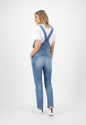 Jenn Dungaree  - Old Stone from Mud Jeans