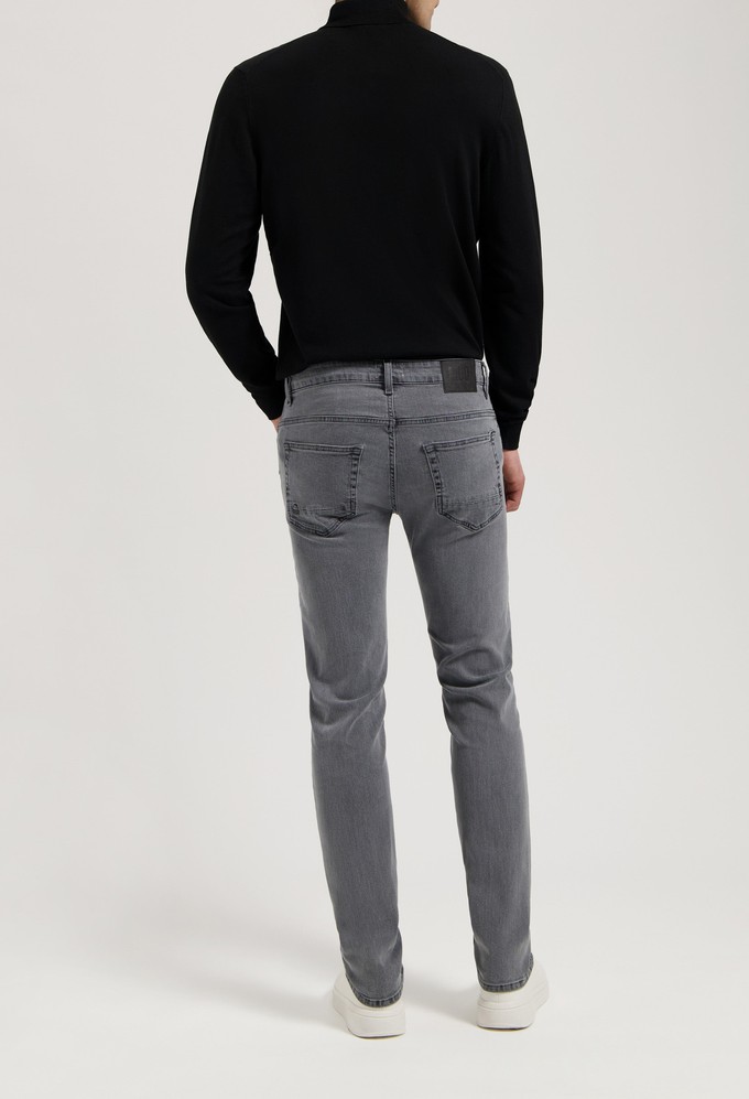 Dunn Low Tapered - Light Grey from Mud Jeans