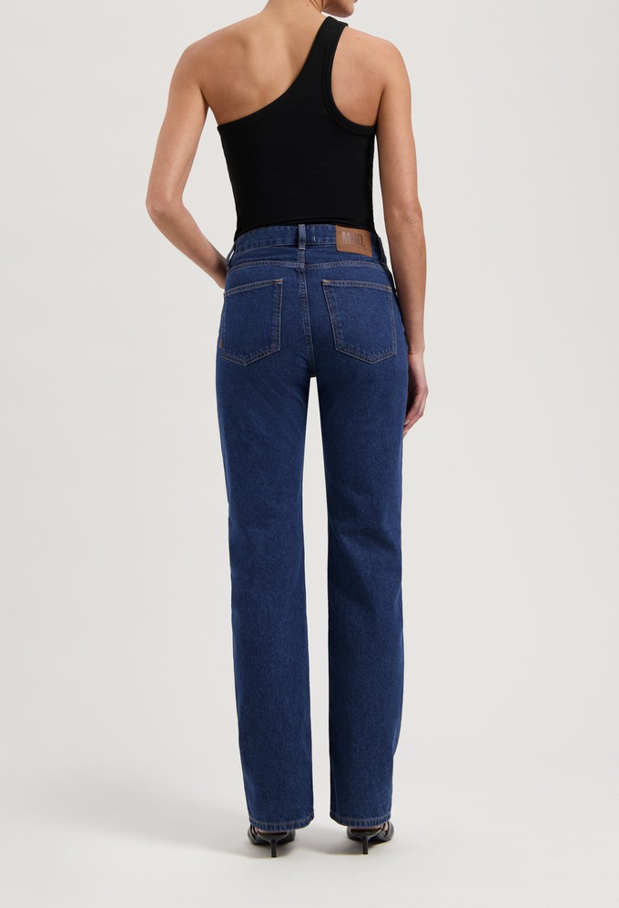 Jamie Mid Loose - Stone Indigo from Mud Jeans