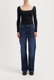 Carry Mid Straight - Faded Vintage via Mud Jeans