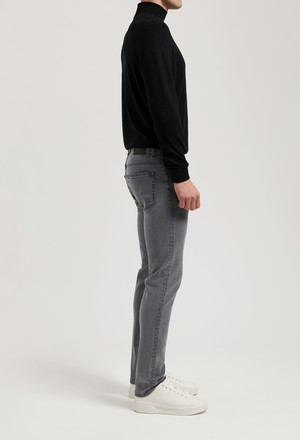 Dunn Low Tapered - Light Grey from Mud Jeans