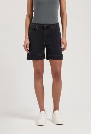 Suzy Mid Short - BlackDip from Mud Jeans