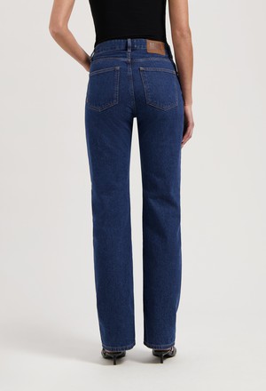 Jamie Mid Loose - Stone Indigo from Mud Jeans