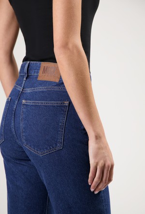 Jamie Mid Loose - Stone Indigo from Mud Jeans