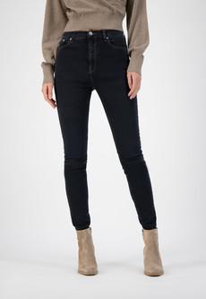 Sky Rise Skinny - Stone Black via Mud Jeans