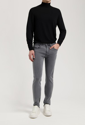 Dunn Low Tapered - Light Grey from Mud Jeans