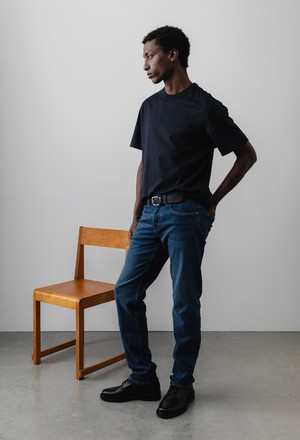 Hank Mid Tapered - Rustic Blue from Mud Jeans Hank Mid Tapered - Rustic Blue from Mud Jeans