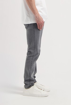Dunn Low Tapered - Light Grey from Mud Jeans