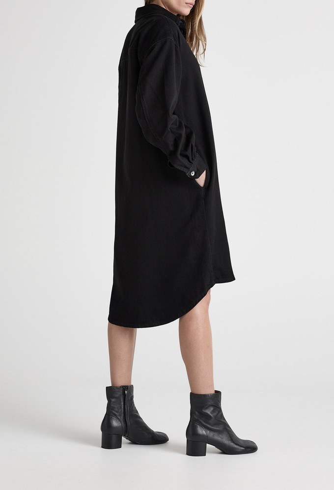Ella Denim Dress - BlackDip from Mud Jeans